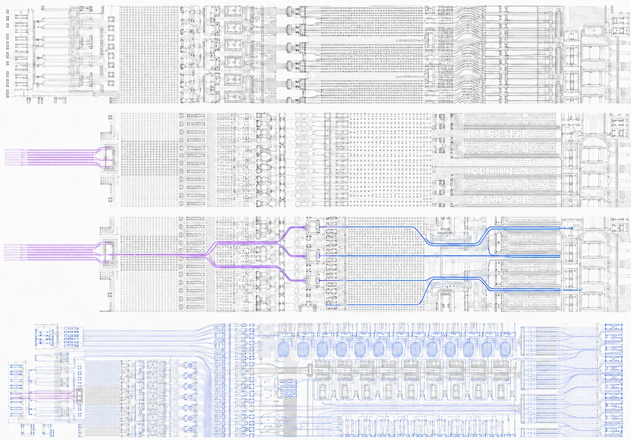 Photonic circuit schematic